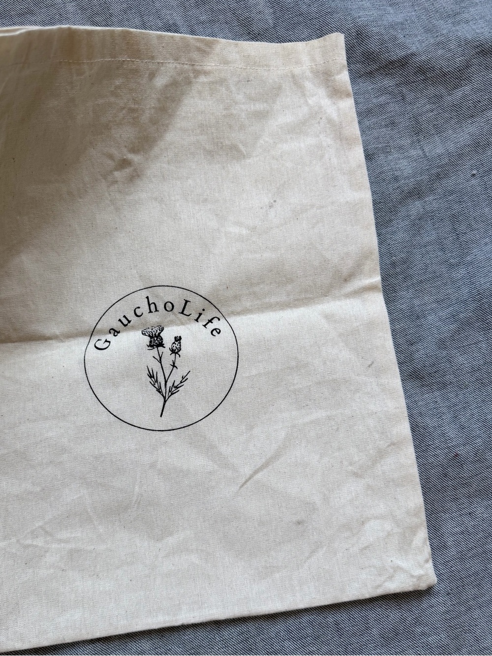 Cream Cotton Storage Tote - Reusable Organizing Bag